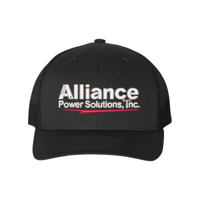 Alliance Retro Trucker Cap (White Lettering)  Thumbnail